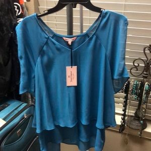Women’s blue juicy couture blouse large